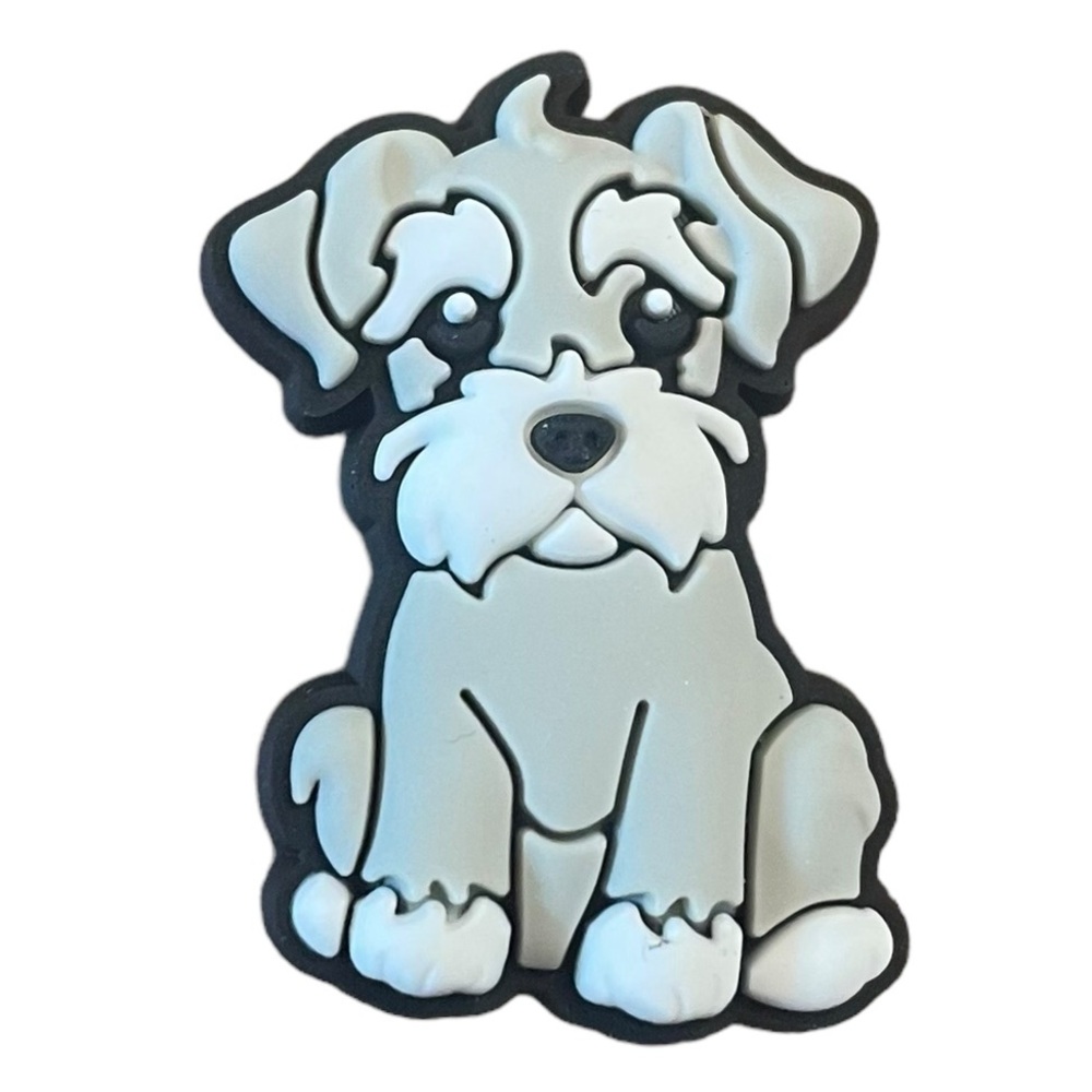 Schnauzer Puppy Croc Charm
